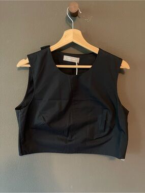 Everlane Black Cropped Tank Top
